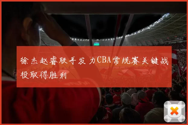 徐杰赵睿联手发力CBA常规赛关键战役取得胜利